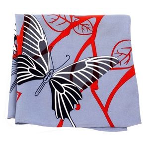 Butterfly Silk Pocket Square or Handkerchief by Belisi handmade